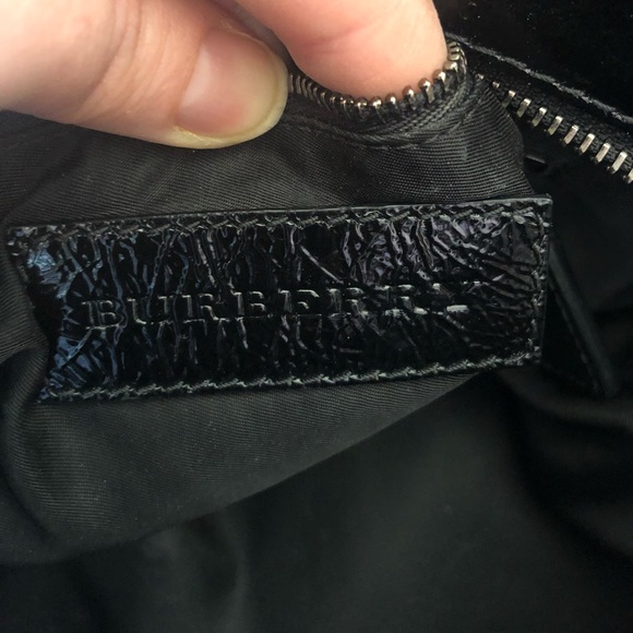 Burberry Black Plaid Handbag - Picture 2 of 5